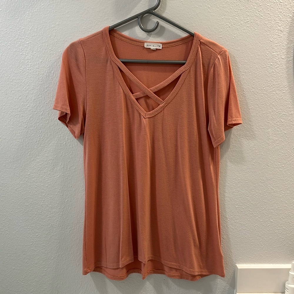 Socialite pink shirt